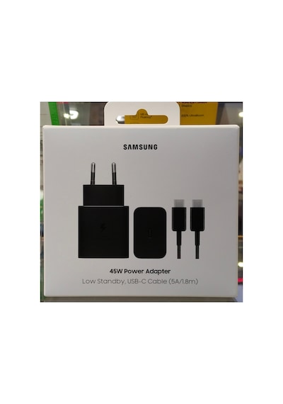Samsung Galaxy Uyumlu S25 Ultra-s26 Ultra Ep-t4511xbegww 45wat 5a/1.8m Şarj Aleti Siyah A