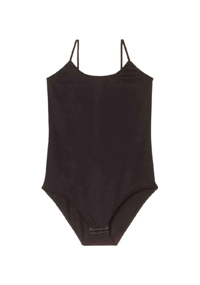 Jenerik İp Askılı Kadın Çıtçıtlı Body Siyah