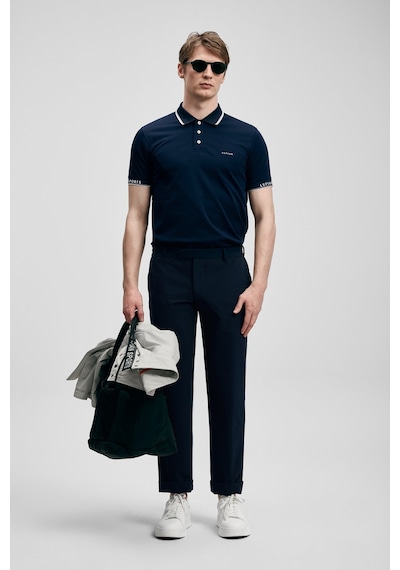 Lufian Hold Erkek Polo T-shirt 111040251 Lacivert
