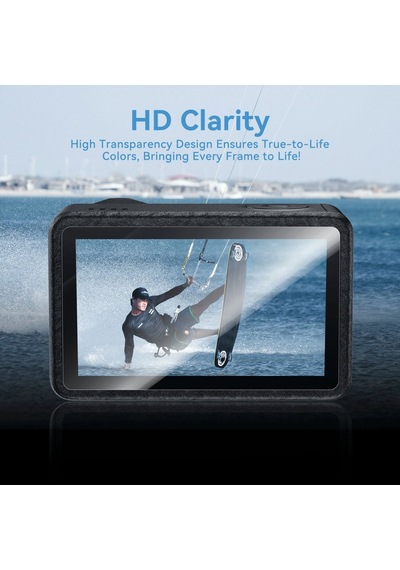 Telesin Djı Osmo Action 5 Pro Ekran Koruyucu Tempered Glass