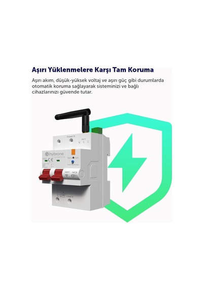 Akıllı Wi-fi Otomatik Sigorta, C Tipi 63a 2p, Akım Koruma Rölesi, 220v-240v
