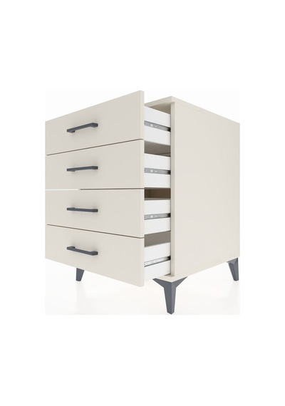 Kronos Komodin 4 Çekmeceli 60x59x80 Aytaşı-aytaşı Aytaşı
