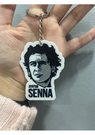Ayrton Senna Sevimli Figür Karakter Anahtarlık Çok Renkli