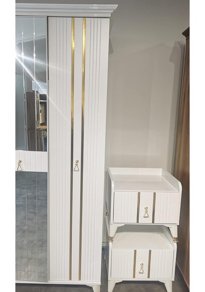 Dekoratif Pvc Bant Altın 2cm X 10 Metre, Dekorasyon Bandı, Mobilya, Kapı Ve Duvar Süsü Standart