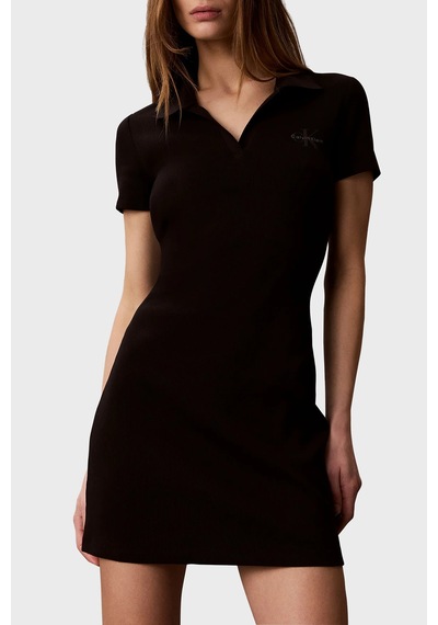 Calvin Klein Logolu Pamuklu Polo Yaka Mini Elbise Lv047g237gub1 Bayan Elbise Lv047g237g Ub1 Siyah Calvin Klein Logolu Pamuklu Polo Yaka Mini Elbise Lv047g237gub1 Bayan Elbise Lv047g237g Ub1 Siyah
