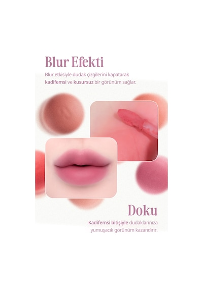 Blur Efektiyle Dolgun Görünüm Sunan Kadife Bitişli Tint Clıo Volumate Blur Tint 111 Antique Red Plum