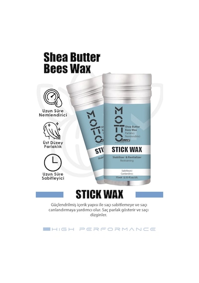 Motto Plus Canlandırıcı Ve Saç Sabitleyici Stick Wax 75 G