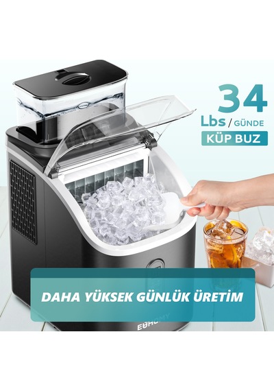 Küp Taşınabilir Buz Makinesi, Otomatik Temizleme, Hızlı Buz Yapma, Im005