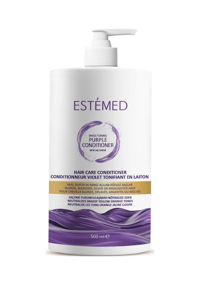 Estemed Brass Toning Purple Mor Saç Kremi 500 ML