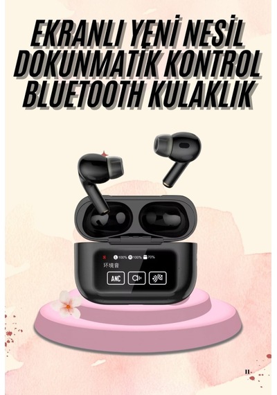 Yeni Nesil Pro Ekranlı Bluetooth Kulaklık 5.0 Bluetooth