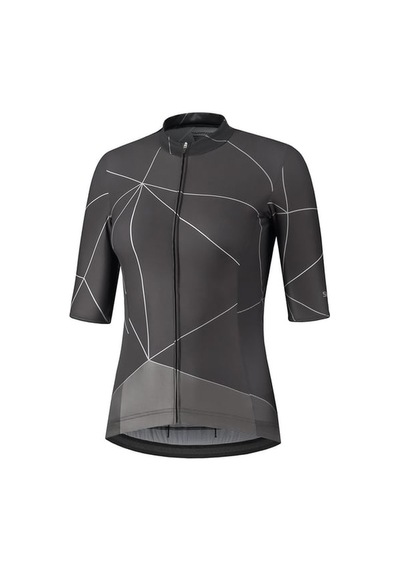 Shimano Yuri Kısa Kol Bayan Forma Siyah L Wl0116 Çok Renkli
