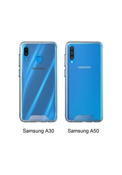 Samsung Uyumlu Galaxy A30s Kılıf Zore Gard Silikon Renksiz