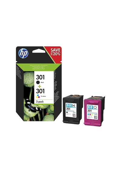 Hp 301 Kartuş Siyah Renkli Set N972Ae Deskjet 1510/1050/2050/3050