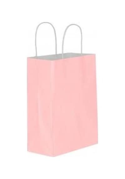 Kraft Çanta Pembe 31X12X41 Büyük 25 Li