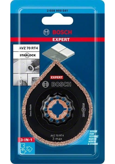 Bosch Profesyonel Uzman Avz 70 Rt4 Aşındırıcı Ve Harç Salınımlı Çoklu Alet Temizleme Bıçağı 70 Mm 1'li Paket