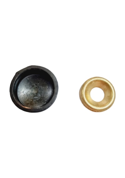 Metal Vida Kapama Kapağı Siyah 13 Mm Dekoratif Vida Gizleme Aparatı 50 Adet