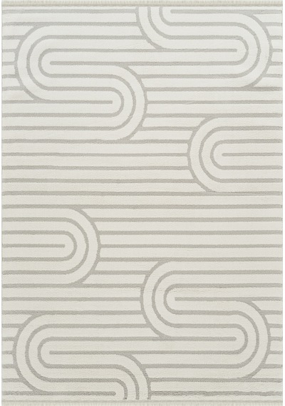 Kaşmir Halı 7/24 Plushy Runa Gray 200x290 Gri