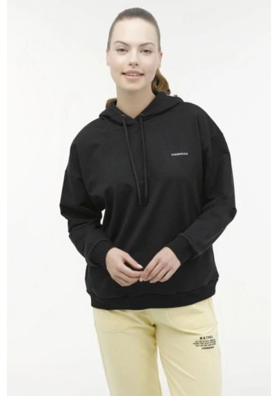 Lumberjack Wb Hoodıe 17sn80 3pr Kadın Sweatshirt Siyah Xs-xl 001