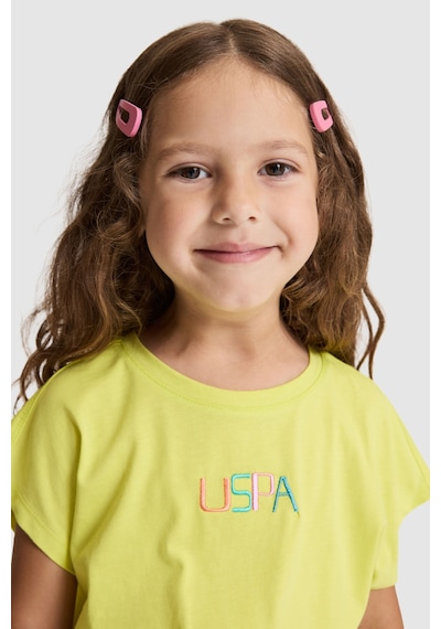 U.s. Polo Assn. Kız Çocuk Fıstık Tişört 50325634-vr087