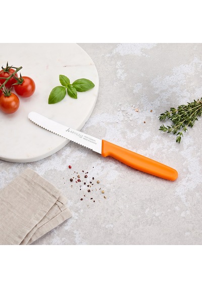 Aryıldız Solo Domates Bıçağı Turuncu 11 Cm Renkli