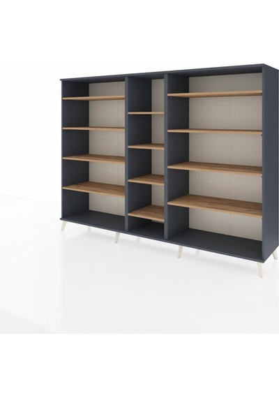 Hyperion Dolap 11 Raflı 220x44x163 Antrasit-antrasit/çam Antrasıt/atlas Çam - Antrasıt Hyperion Dolap 11 Raflı 220x44x163 Antrasit-antrasit/çam Antrasıt/atlas Çam - Antrasıt