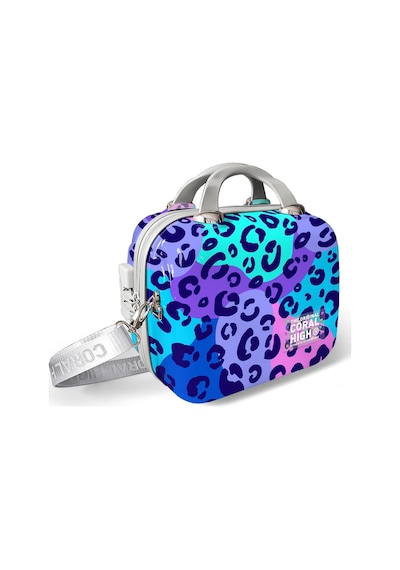 Coral High Leopar Desenli Omuz Askılı Pc Makyaj Çantası 16898