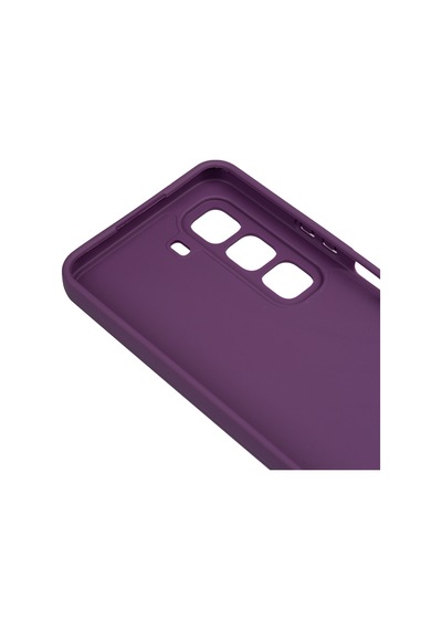 Ardemix İnfinix Hot 50 4g Kılıf Biye Silikon - Siyah Siyah
