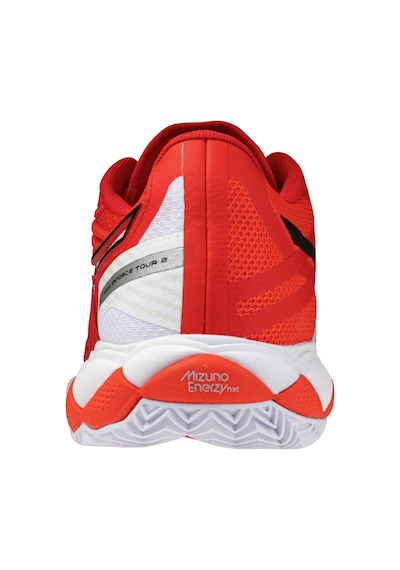Mizuno Wave Enforce Tour 2 Cc Erkek Tenis Ayakkabısı Kırmızı Çok Renkli