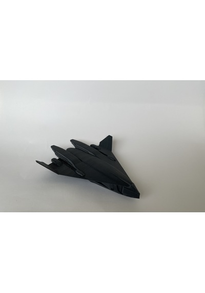 Uzay Aracı Siyah Pla Malzeme Oyuncak 14cm Balık