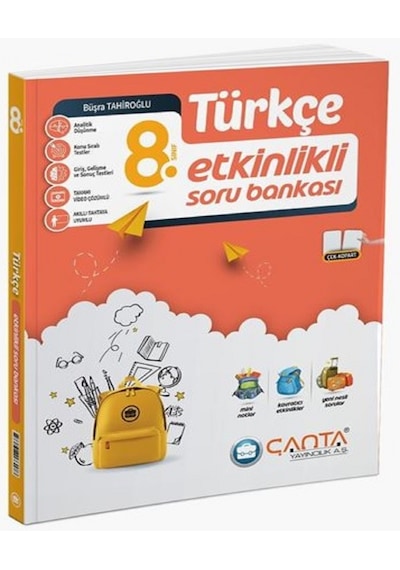 Çanta 2025 8. Sınıf Lgs Türkçe Etkinlikli Kazanım Soru Bankası