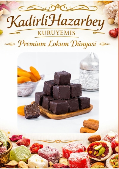 Kadirlihazarbey Bitter Çikolata Kaplı Kayısı Lokum 250 Gr