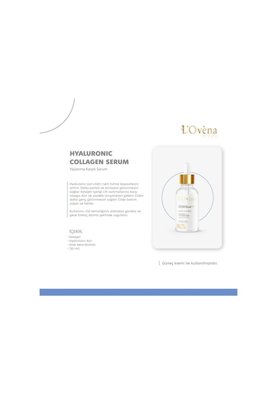 Lovena De Paris Hyaluronic & Collagen Serum 30 ML