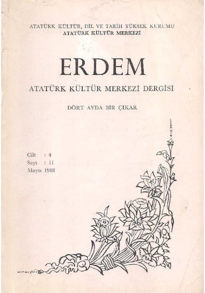 Erdem - Atatürk Kültür Merkezi Dergisi N11.1135