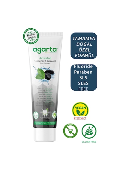 Doğal Hindistan Cevizi Özlü Aktif Karbon Diş Macunu 100 Ml