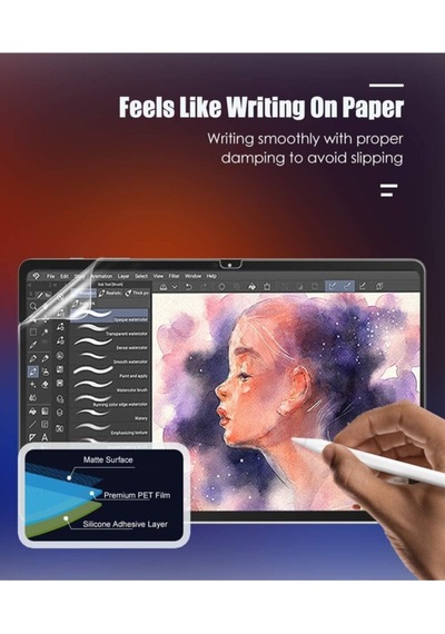Galaxy Tab S7 Plus T970 Uyumlu Paper-Like Ekran Koruyucu