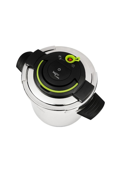 Leggno Pcp1212pc6 Procook Pre.düdüklü Tencere 6lt +4 Kapak Cont. Gümüş - Siyah