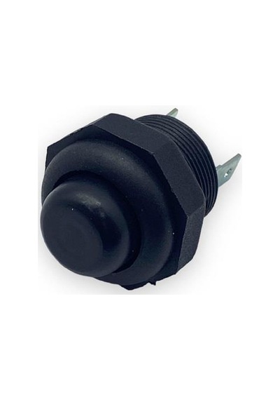 Emas Buton Fişli 22 Mm Siyah