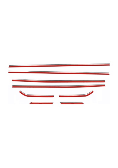 Ford Focus 3 Sedan Krom Cam Çıtası 8 Prç P.çelik 2010-2018 Arası