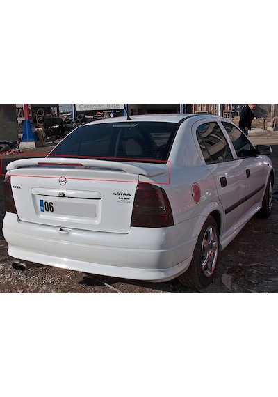 Opel Astra G Sedan Işıklı Spoyler