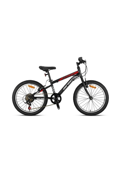 Geroni Mars - 20" Mtb - 10' - 7 Vites - V.b - Mat Siyah-gri/kırmızı Siyah-kırmızı
