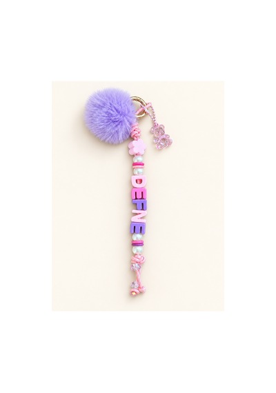 Genel Markalar Kişiye Özel Çanta Aksesuarı/isimlik/charm Pembe Pembe