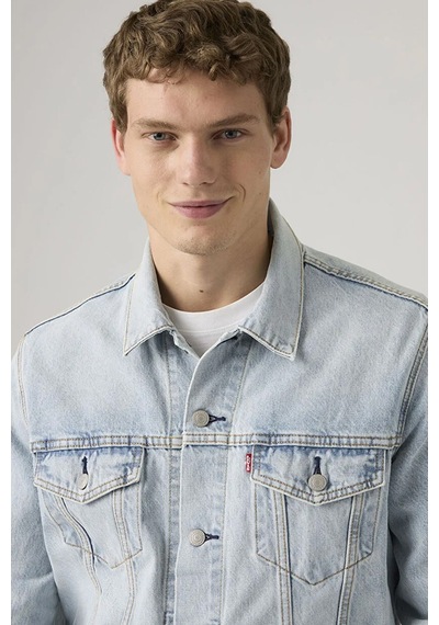 Levi's Erkek Mavi Trucker Kot Ceket- 72334-0775 Açık Mavi