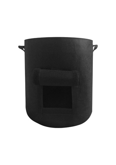 Grow Wizard Pencereli Kumaş Saksı Pot 11 Litre