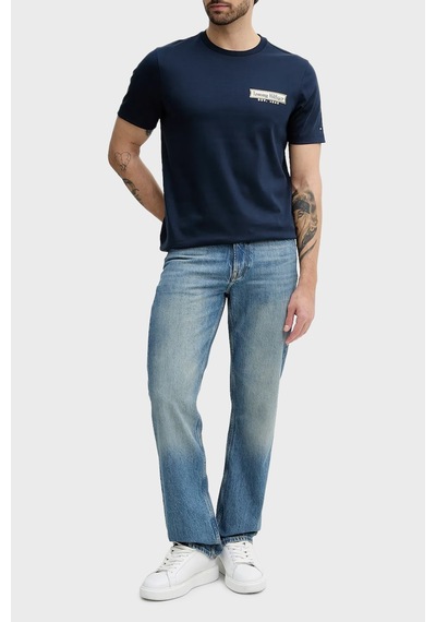 Tommy Hilfiger Erkek T Shirt Mw0mw41463 C1g Lacivert Lacivert