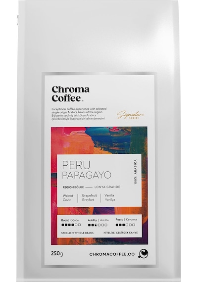 Chroma Coffee Signature Series Çekirdek Kahve Seti-5 %100 Nitelikli Arabica 3x250gr Çekirdek Kahve