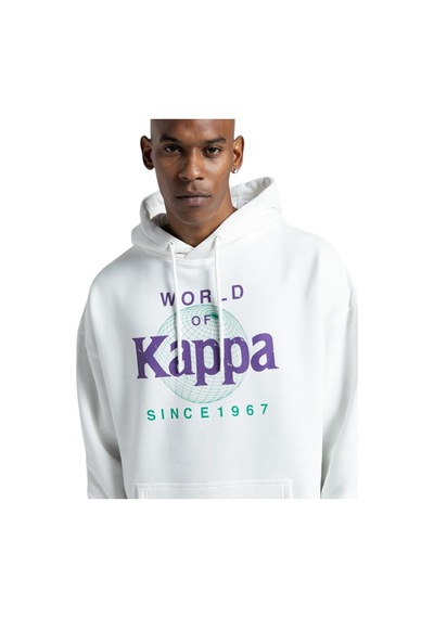 Kappa Erkek Sweatshirt Authentic Ageo 321r26w Beyaz