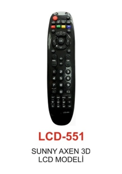 Sunny - Axen 3d Serisi Tv Kumandası Lcd 551 Crchmgo