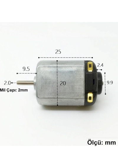 130-16140 Dc Motor Beyaz