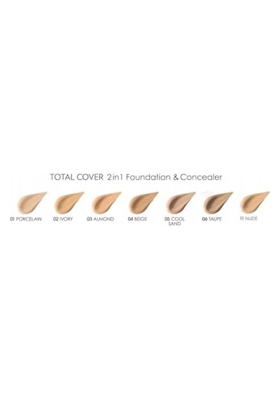 Total Cover 2si1 Arada Kapatıcı Ve Fondöten No: 06 Taupe - 30 Ml