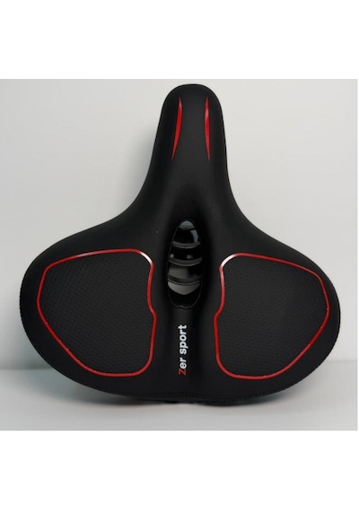 Zer Sport Z-50 Geniş Körüklü Sele 28 28 Cm Siyah